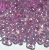 25 grams of 3x7mm Violet Lined Crystal Lustre Farfalle Seed Beads